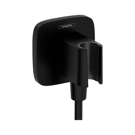 Подключение для шланга Hansgrohe Fixfit Q 26887670 черный матовый