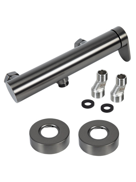 Смеситель для душа однорычажный Agger Sweet A2720055 оружейная сталь матовая