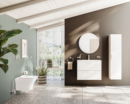 Подвесной унитаз безободковый Vitra Zentrum Square 7484B003-0075 без сиденья