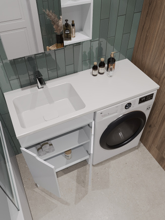 Раковина под стиральную машину (120х48) Orange ST-120RAL левая