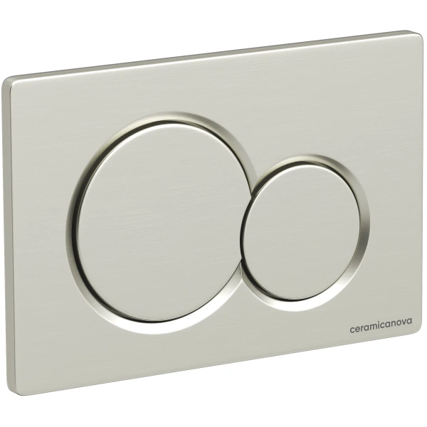 Клавиша смыва Ceramicanova Balance Square CN12-003BN брашированный никель