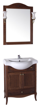 Зеркало (61х90)  ASB-Woodline Салерно 65 9690 (коричневый)