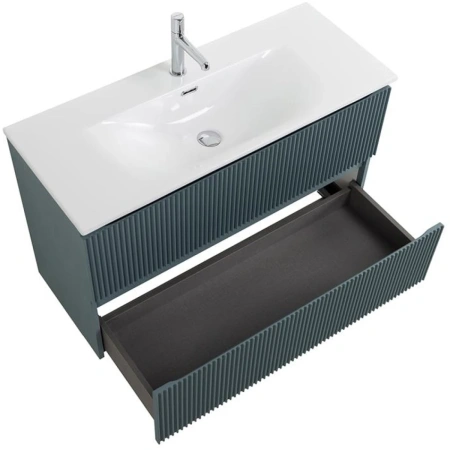 Тумба под раковину 100 BelBagno Uno UNO-MINI-1000-2C-SO-AO голубой матовый, без раковины
