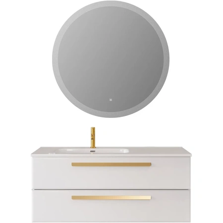 Тумба под раковину Cezares ECO-CER-N-1200-2C-SO-BL-L Bianco Lucido без ручек