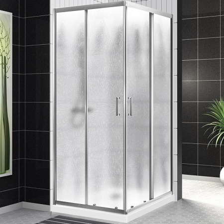 Душевой уголок (90х90) BelBagno UNO-195-A-2-90-CH-CR шиншила