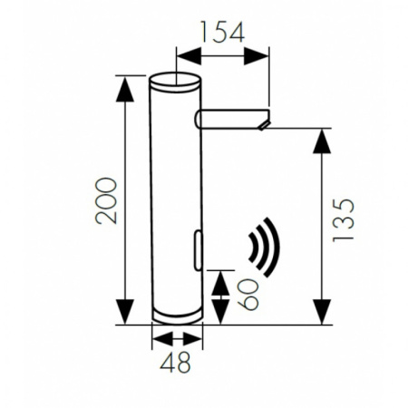 Смеситель для раковины KAISER Sensor (38511)