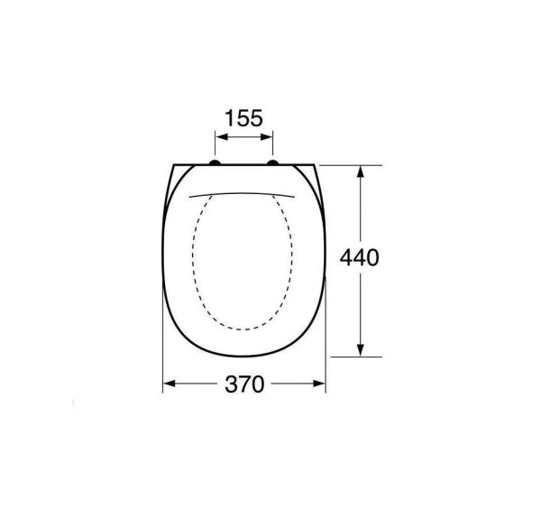 Сиденье стандартное с крышкой Gustavsberg Basic GB1919901702