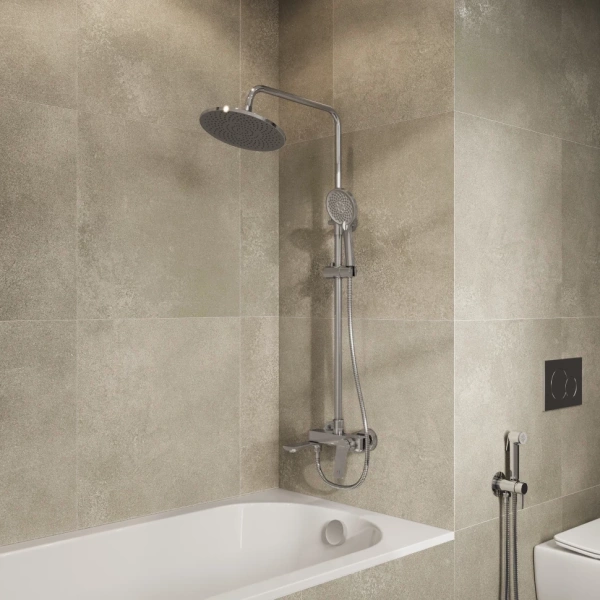 Душевая система Grossman Galaxy 500.K35.01.100 хром глянцевый Душевая система Grossman Galaxy 500.K35.01.100 хром глянцевый