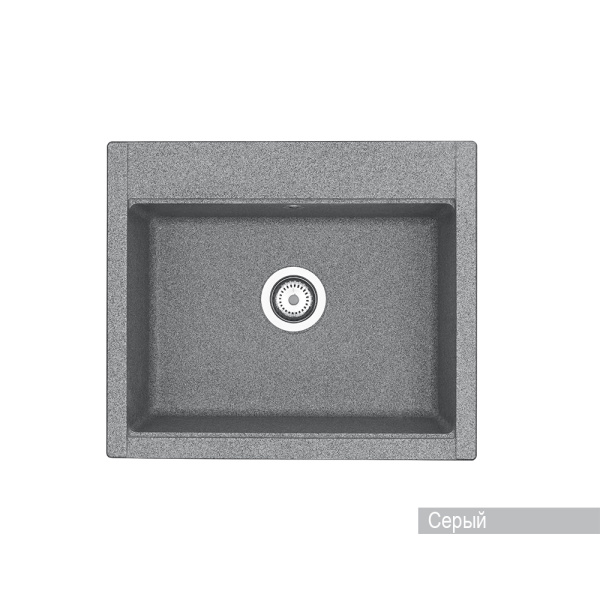 Кухонная мойка Aquaton Делия 60 1A715232LD230 серый
