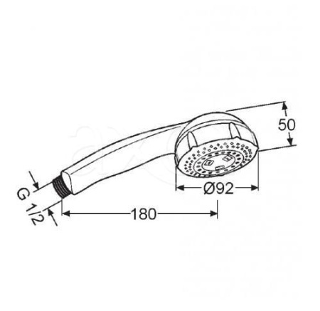 Душевая лейка Kludi Freshline 6520005N-00