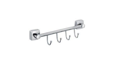 Планка FIXSEN Kvadro 4 крючка FX-61305В-4