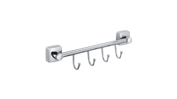 Планка FIXSEN Kvadro 4 крючка FX-61305В-4