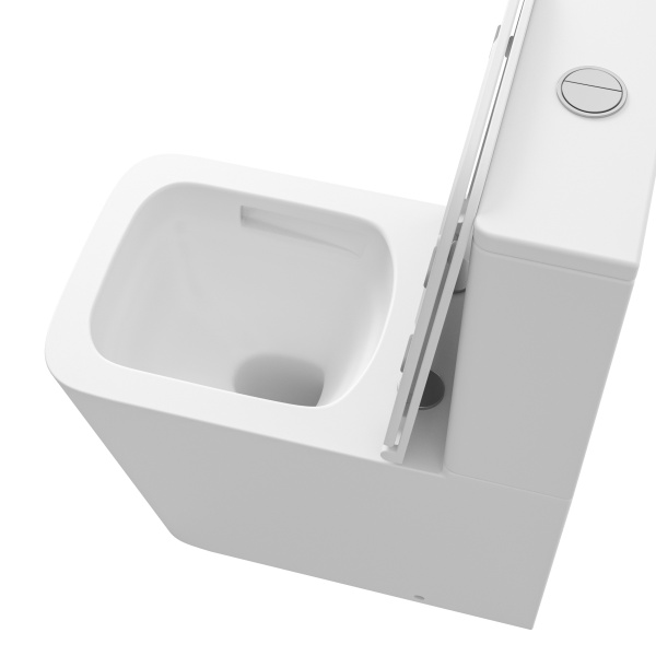 Унитаз напольный безободковый Grossman  GR-4418MSQ с сиденьем микролифт