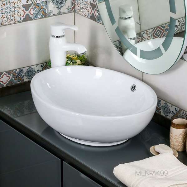 Раковина накладная (60х44) Melana A499-805