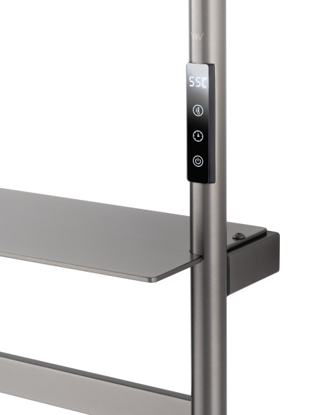 Полотенцесушитель электрический WONZON & WOGHAND DÜSSELDORF, темный графит WW-A203-GM Полотенцесушитель электрический WONZON & WOGHAND DÜSSELDORF, темный графит WW-A203-GM