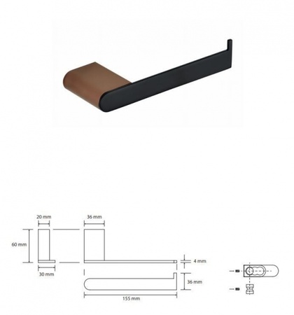 Держатель для туалетной бумаги, пpaвый Bemeta Galla 108112030