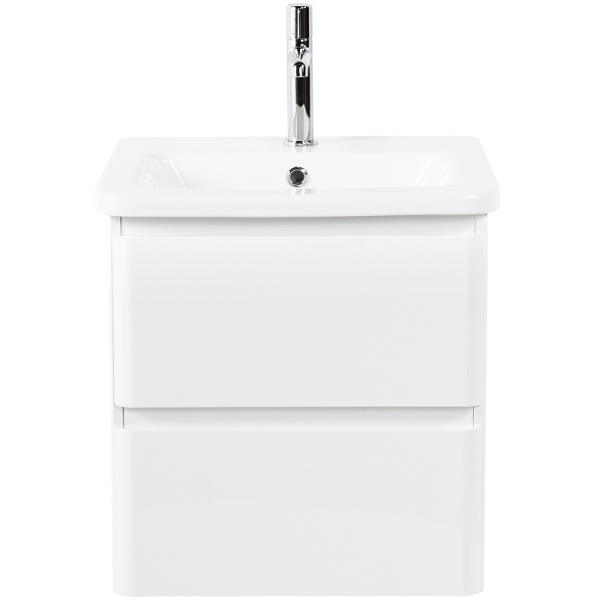 База под раковину BelBagno ALBANO-CER-500-2C-SO-BL подвесная Bianco Lucido