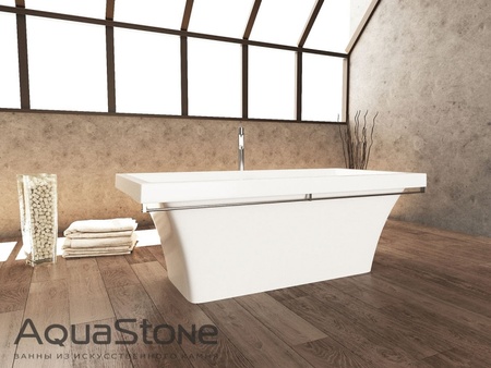 Ванна из искусственного камня на ножках Aqua Stone Мадрид 180