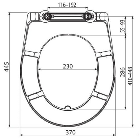 Сиденье для унитаза AlcaPlast A602