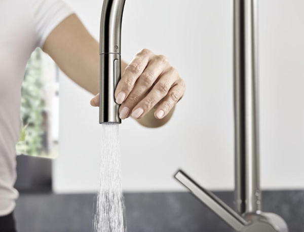 Кухонный смеситель Hansgrohe Talis M54 72801800, под сталь