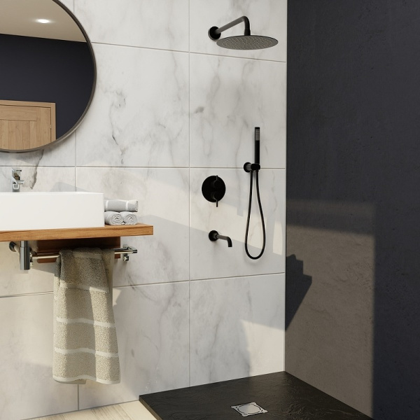 Душевой комплект с изливом RGW Shower Panels SP-55B 51140855-04