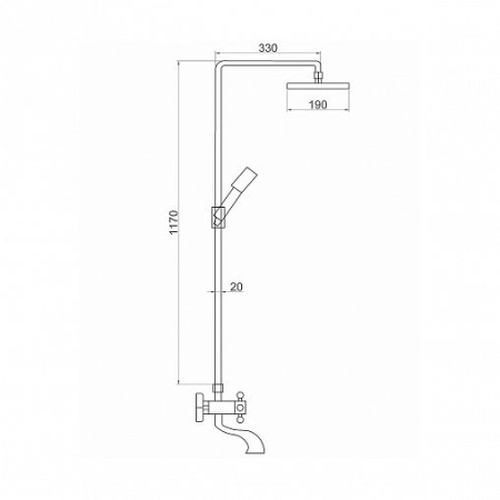 Душевая система FAUZT (FZs-302)
