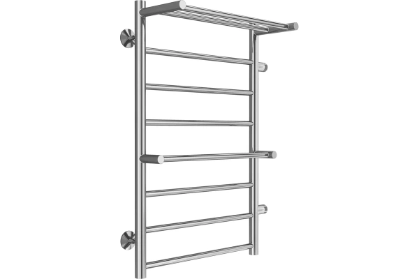 Полотенцесушитель водяной боковое подключение с полкой (50х80) П8 Terminus Аврора 4670078563279