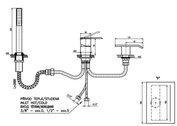 Смеситель RAV Loira LR174.5Y