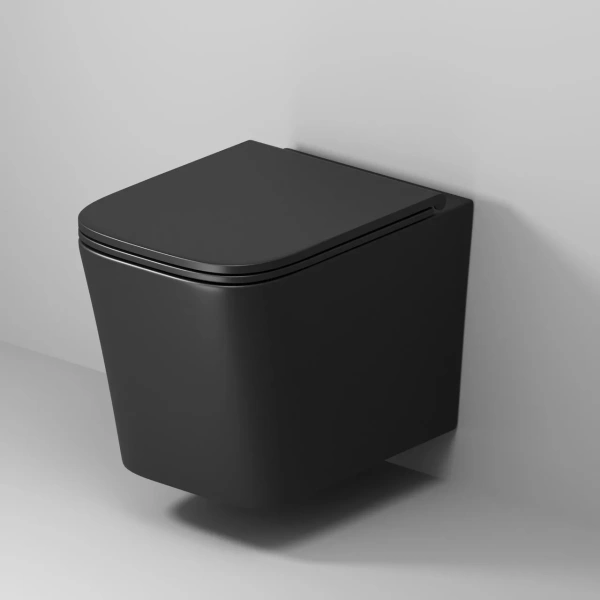 Унитаз подвесной безободковый Grossman  GR-4441BMSQ с сиденьем микролифт