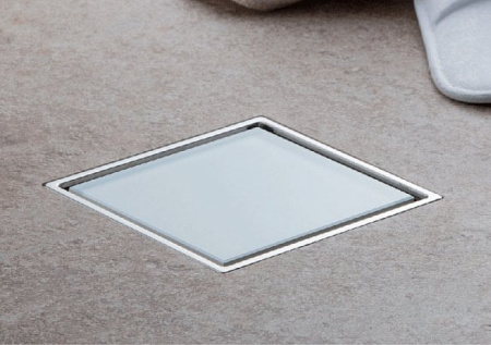 Точечный трап для душа Pestan Standard Dry 2 White Glass 13000105