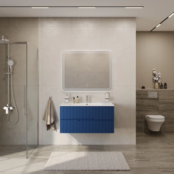 Тумба под раковину Cezares DUET-N-1000-2C-SO-SPF-P Sapfiro