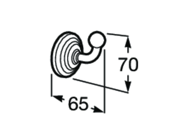 Крючок Roca Carmen 817001001