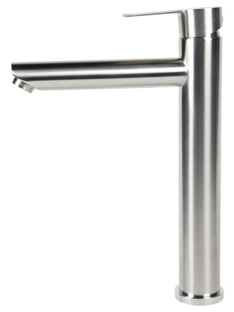 Смеситель для накладной раковины однорычажный высокий Agger Easy A3112122 сатин матовый