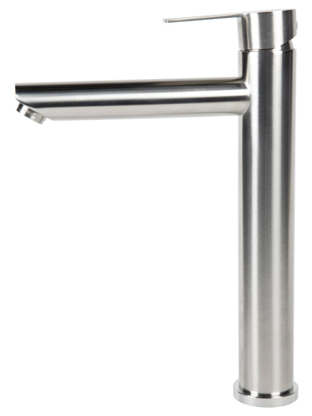 Смеситель для накладной раковины однорычажный высокий Agger Easy A3112122 сатин матовый