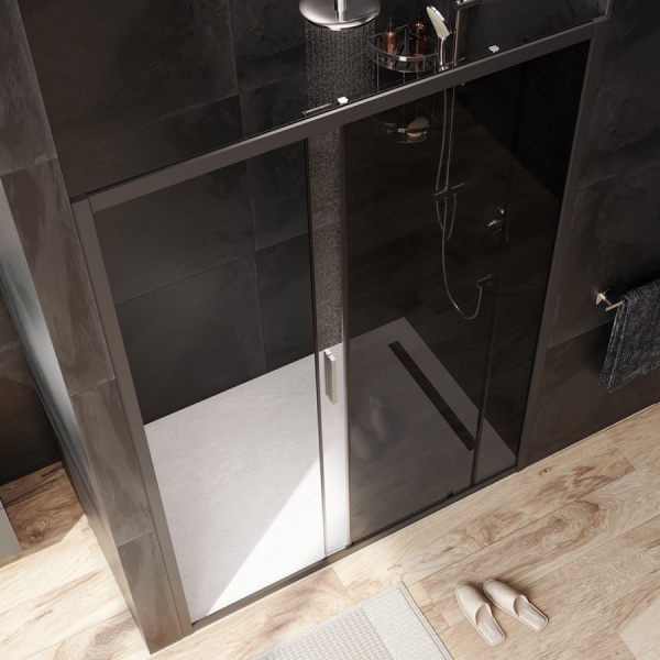 Душевая дверь (140х195) Am.Pm Gem Solo W90G-140-1-195BG