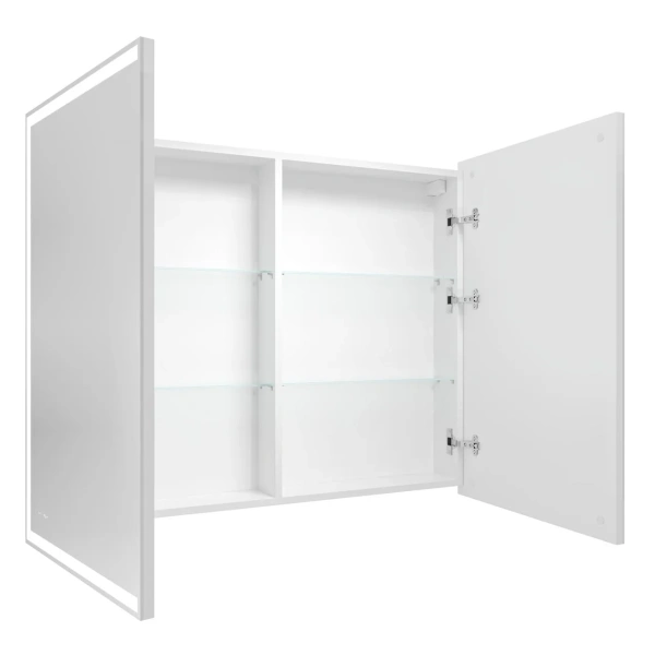 Зеркало-шкаф (100х80) Grossman Меркадо 201002 с LED подсветкой