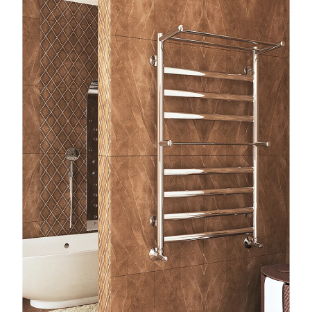 Полотенцесушитель водяной Terminus ХЕНДРИКС С ПОЛКОЙ П11 500x1086 (4620768886867 )