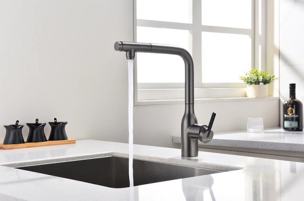 Смеситель для кухни с подключением к фильтру  Paulmark Viper Vi213105-B