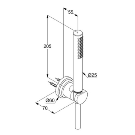 Душевой набор Kludi Nova Fonte 2085005-25
