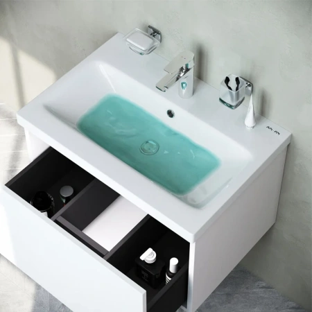Тумба с раковиной 60 см Am.Pm Gem M90-FHX06021-WC0602WG белый