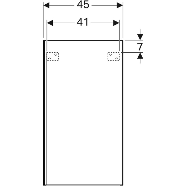 Шкаф Geberit Acanto 45x82 500.639.01.2