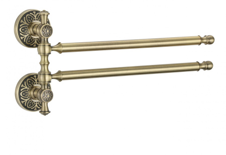 Держатель для полотенец поворотный 2-ой Savol 58с S-005802C