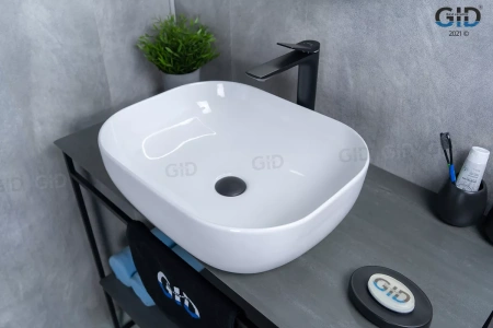 Раковина накладная (50х40) Gid D1302