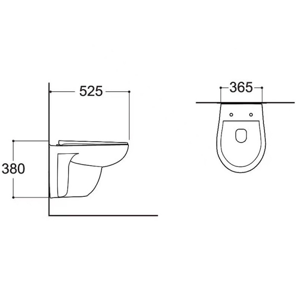 Унитаз подвесной Aquatek Каир AQ1170-00