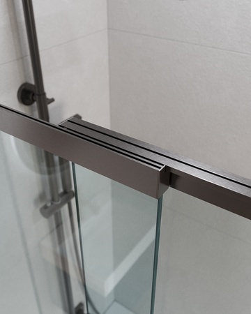 Душевая шторка на ванну CEZARES SLIDER-VF-11-90/150-C-GM