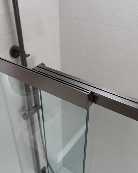 Душевая шторка на ванну CEZARES SLIDER-VF-11-90/150-C-GM