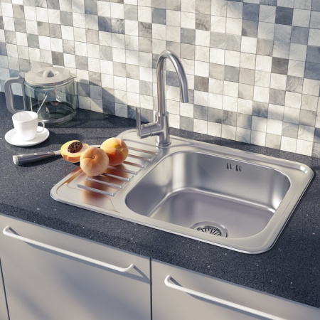 Мойка IDDIS Basic нержавеющая сталь сатин чаша справа 650*500 (BAS65SRi77)