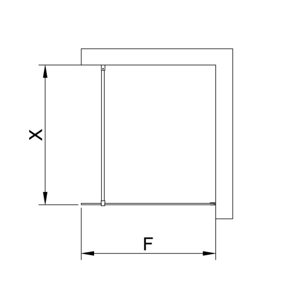 Душевая перегородка 150 см RGW WA-010 Walk-in 351001015-11