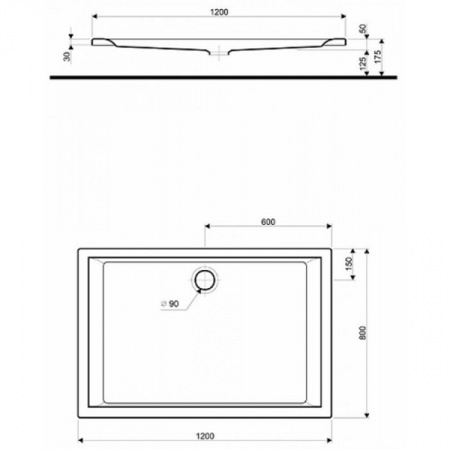 Поддон Kolo Pacyfik AntiSlide XBP0780101