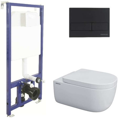 Комплект унитаза с инсталляцией Berges Wasserhaus Ego XL 043234